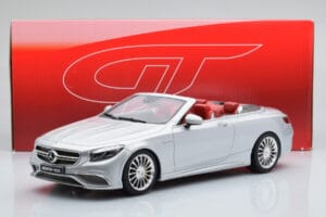 Mercedes AMG S65 A217 Kabriolet Srebrn GT Spirit 1:18 GT764 Smola – slika 6 od 6
