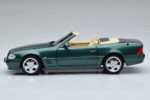 Mercedes SL500 R129 Zelena Metalik Norev 1:18 183753 Kovina – slika 5 od 8