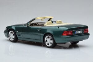 Mercedes SL500 R129 Zelena Metalik Norev 1:18 183753 Kovina – slika 7 od 8