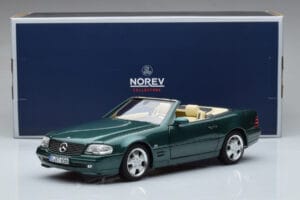 Mercedes SL500 R129 Zelena Metalik Norev 1:18 183753 Kovina – slika 8 od 8
