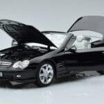 Mercedes SL500 R230 Črn Norev 1:18 183840 Kovina - image 2 of 8