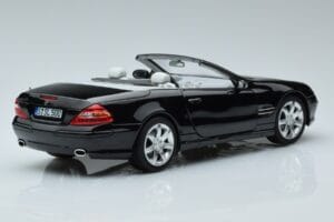 Mercedes SL500 R230 Črn Norev 1:18 183840 Kovina – slika 3 od 8