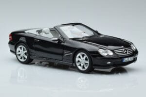 Mercedes SL500 R230 Črn Norev 1:18 183840 Kovina – slika 5 od 8