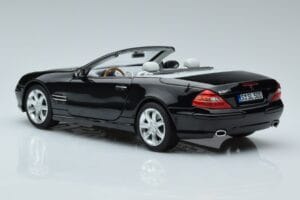 Mercedes SL500 R230 Črn Norev 1:18 183840 Kovina – slika 6 od 8