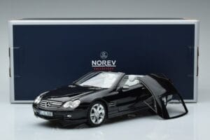 Mercedes SL500 R230 Črn Norev 1:18 183840 Kovina – slika 8 od 8