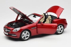 Mercedes SLK R172 Designo Zircon Rdeč Minichamps 1:18 B66960513 Kovina – slika 2 od 8