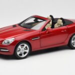 Mercedes SLK R172 Designo Zircon Rdeč Minichamps 1:18