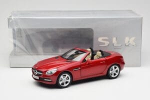 Mercedes SLK R172 Designo Zircon Rdeč Minichamps 1:18 B66960513 Kovina – slika 8 od 8