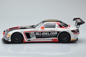 Mercedes SLS AMG GT3 Munnich Motorsport #38 M. Basseng / M. Winkelhock Champions FIA GT1 World Championship 2012 Minichamps 1 – slika 3 od 6