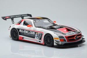 Mercedes SLS AMG GT3 Munnich Motorsport #38 M. Basseng / M. Winkelhock Champions FIA GT1 World Championship 2012 Minichamps 1 – slika 4 od 6