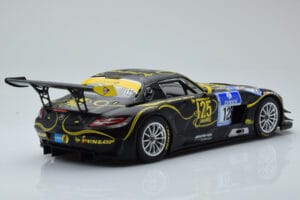 Mercedes SLS AMG GT3 Rowe Racing #125 Zehe / Bullitt / Renger / Hartung ADAC 24 Hours of Nurburgring 2013 Minichamps 1:18 151 – slika 2 od 6