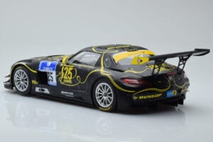 Mercedes SLS AMG GT3 Rowe Racing #125 Zehe / Bullitt / Renger / Hartung ADAC 24 Hours of Nurburgring 2013 Minichamps 1:18 151 – slika 5 od 6