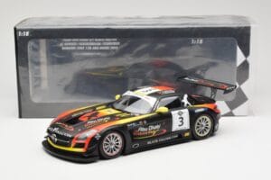 Mercedes SLS AMG GT3 #3 Team Abu Dhabi By Black Falcon K. Al Qubaisi / M. Bleekemolen / B. Schneider Winners Gulf 12 Hours Ab – slika 6 od 6
