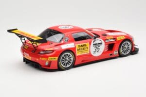 Mercedes SLS AMG GT3 #35 Team Black Falcon T. Heyer / Jafer / Lemeret 24 Hours of Spa 2011 Minichamps 1:18 151113135 Kovina – slika 2 od 6