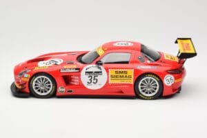 Mercedes SLS AMG GT3 #35 Team Black Falcon T. Heyer / Jafer / Lemeret 24 Hours of Spa 2011 Minichamps 1:18 151113135 Kovina – slika 3 od 6