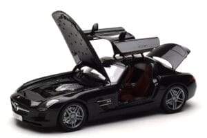 Mercedes SLS AMG Obsidian Črna Metalik Minichamps 1:18 B66960042 Kovina – slika 2 od 7