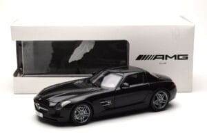 Mercedes SLS AMG Obsidian Črna Metalik Minichamps 1:18 B66960042 Kovina – slika 7 od 7