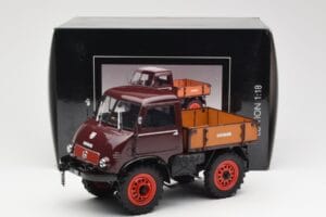 Mercedes Unimog 401 With Westfalia Cabin Schuco 1:18 450014300 Kovina – slika 8 od 8