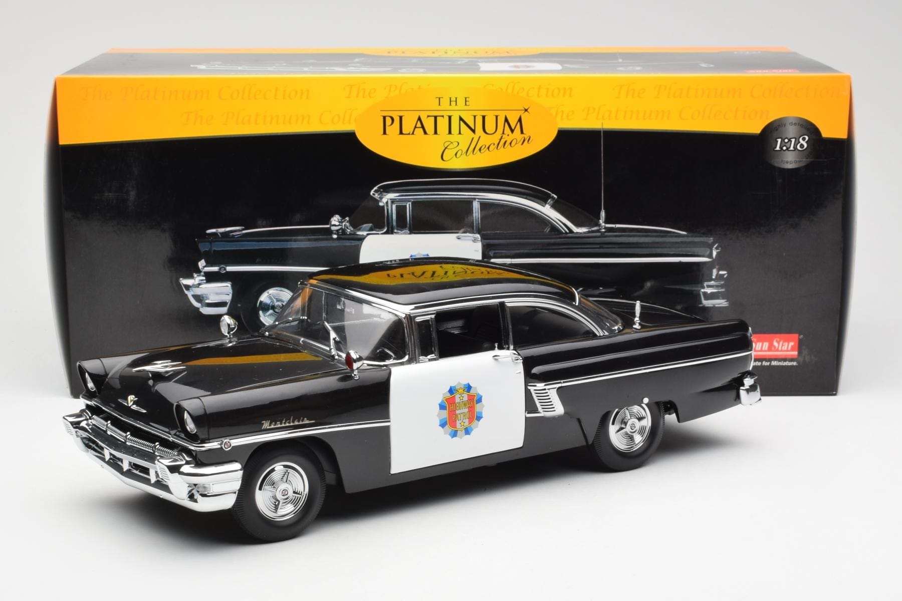 Mercury Montclair Hardtop Policijsko Vozilo Sun Star 1:18 5146 Kovina – slika 7 od 7