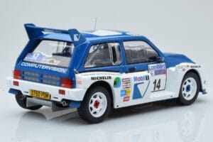 MG Metro 6R4 #14 D. Llewellin / P. Short RAC Rally 1986 IXO 1:18 18RMC068C Kovina – slika 2 od 6