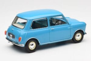 Morris Mini Minor Moder Kyosho 1:18 08964BL Kovina – slika 3 od 8