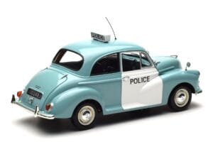 Morris Minor Policija Modra & Bela Minichamps 1:18 150137090 Kovina – slika 3 od 8
