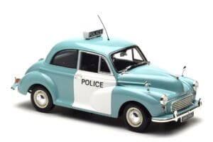 Morris Minor Policija Modra & Bela Minichamps 1:18 150137090 Kovina – slika 6 od 8