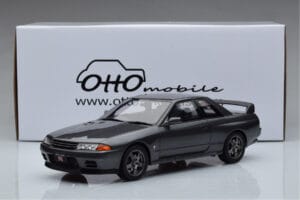 Nissan Skyline GT-R BNR32 Nismo Siv Otto 1:18 OT411 Smola – slika 6 od 6