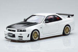 Nissan Skyline GT-R R34 Nismo Z-Tune Bel MotorHelix 1:18