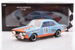 Opel Commodore A Steinmetz Gulf #18 Joossens / Byttebier 24 Hours of Spa 1971 Minichamps 1:18 155714618 Kovina – slika 6 od 6