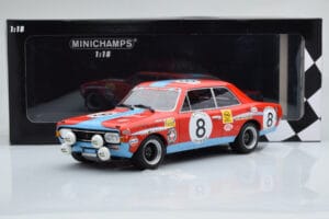 Opel Commodore A Steinmetz #8 Tuerlinx / T. Pilette 24 Hours of Spa 1972 Minichamps 1:18 155724608 Kovina – slika 6 od 6