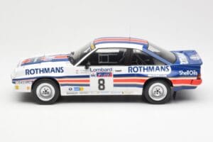 Opel Manta 400 Rothmans #8 J. McRae / I. Grindrod Lombard RAC Rally 1983 IXO 1:18 18RMC038A Kovina – slika 3 od 6
