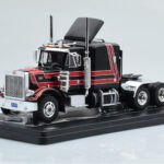 Peterbilt 359 Črn Rdeč IXO 1:43