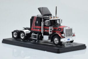 Peterbilt 359 Črn Rdeč IXO 1:43 TR158 Kovina – slika 3 od 4
