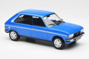Peugeot 104 S Ibis Modra Norev 1:18 184903 Kovina – slika 4 od 6