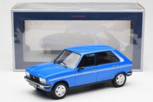 Peugeot 104 S Ibis Modra Norev 1:18 184903 Kovina – slika 6 od 6