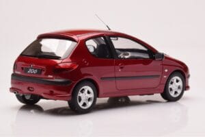 Peugeot 206 S16 Rdeč Otto 1:18 OT1039 Smola – slika 2 od 6