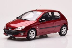 Peugeot 206 S16 Rdeč Otto 1:18