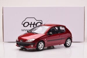 Peugeot 206 S16 Rdeč Otto 1:18 OT1039 Smola – slika 6 od 6