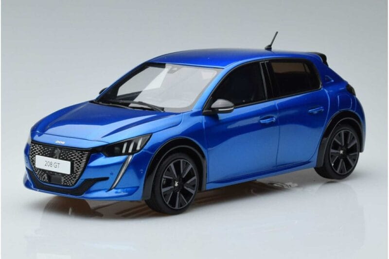 Peugeot 208 GT Line Modra Otto 1:18 OT392 Smola