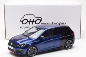 Peugeot 308 GTI Magnetic Modra Črna Otto 1:18 OT922 Smola – slika 6 od 6