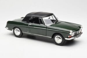 Peugeot 404 Kabriolet Antique Green Omejena Izdaja Norev 1:18 184829 Kovina – slika 6 od 8