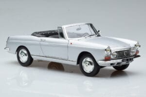 Peugeot 404 Kabriolet Srebrna Norev 1:18 184835 Kovina – slika 6 od 8