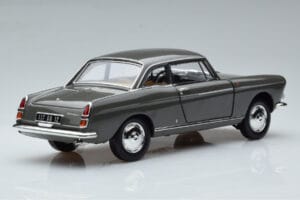 Peugeot 404 Coupe Graphite Siv Norev 1:18 184834 Kovina – slika 3 od 7