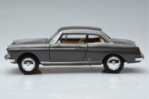 Peugeot 404 Coupe Graphite Siv Norev 1:18 184834 Kovina – slika 4 od 7