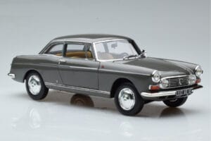 Peugeot 404 Coupe Graphite Siv Norev 1:18 184834 Kovina – slika 5 od 7