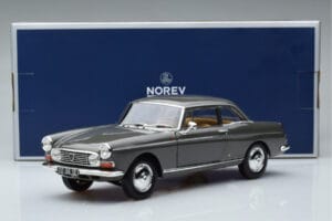 Peugeot 404 Coupe Graphite Siv Norev 1:18 184834 Kovina – slika 7 od 7