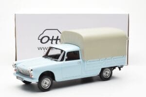 Peugeot 404 Pickup Bache Pastelno Modra Otto 1:18 OT1036 Smola – slika 6 od 6