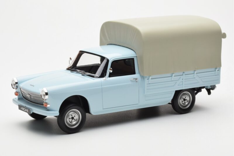Peugeot 404 Pickup Bache Pastelno Modra Otto 1:18
