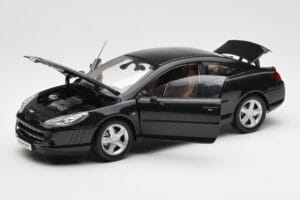 Peugeot 407 Coupe Črn Norev 1:18 184752 Kovina – slika 2 od 8